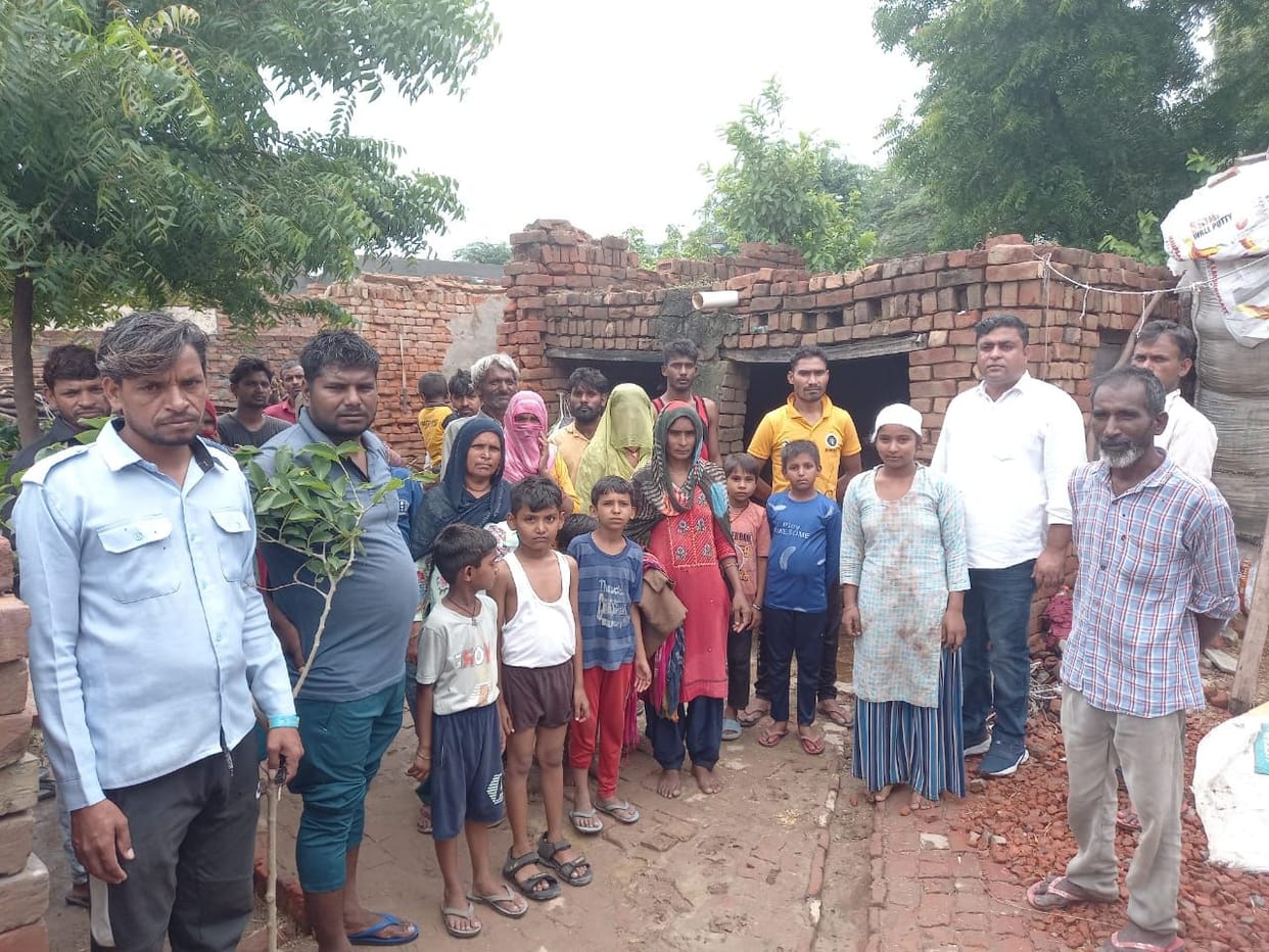 Worker's dilapidated house collapses, 2 children injured