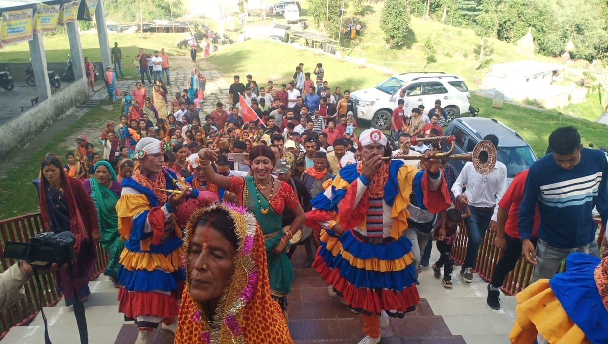 Five day Devidhar Festival begins at Maa Bhagwati Temple Devidhar
