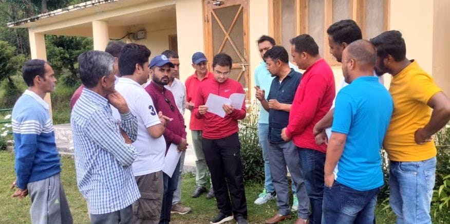 Demand to do protective work by marking accident prone areas