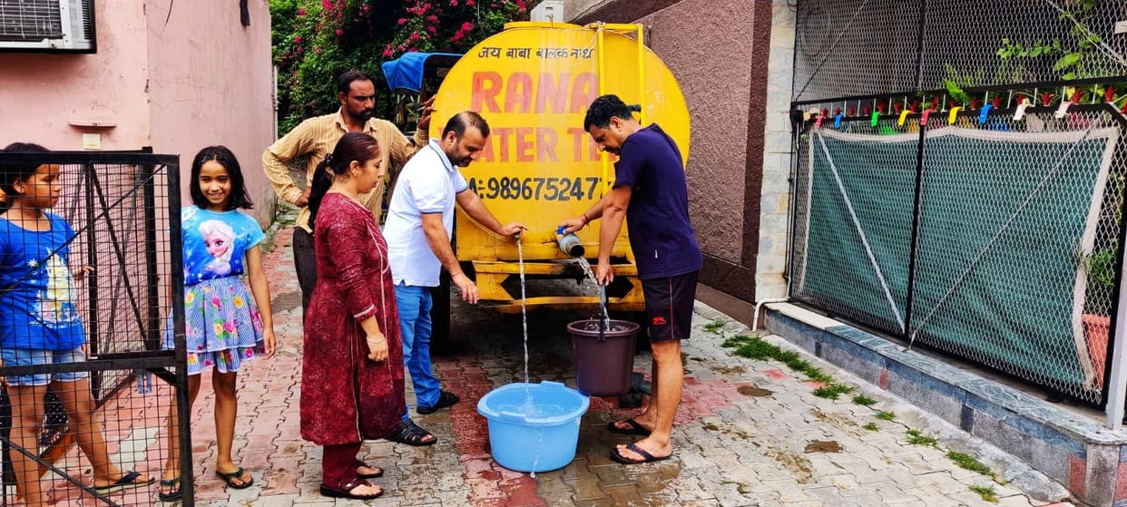Drinking water shortage in Parwanoo, tanker drivers increase prices