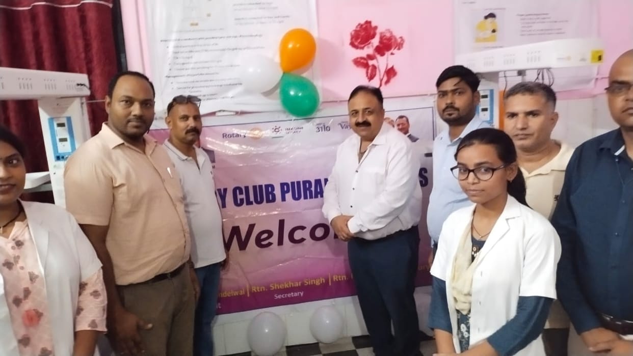 Rotary Club gave two baby warmers to CHC