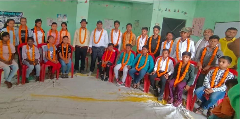 26 students selected in Jawahar Navodaya Vidyalaya honored