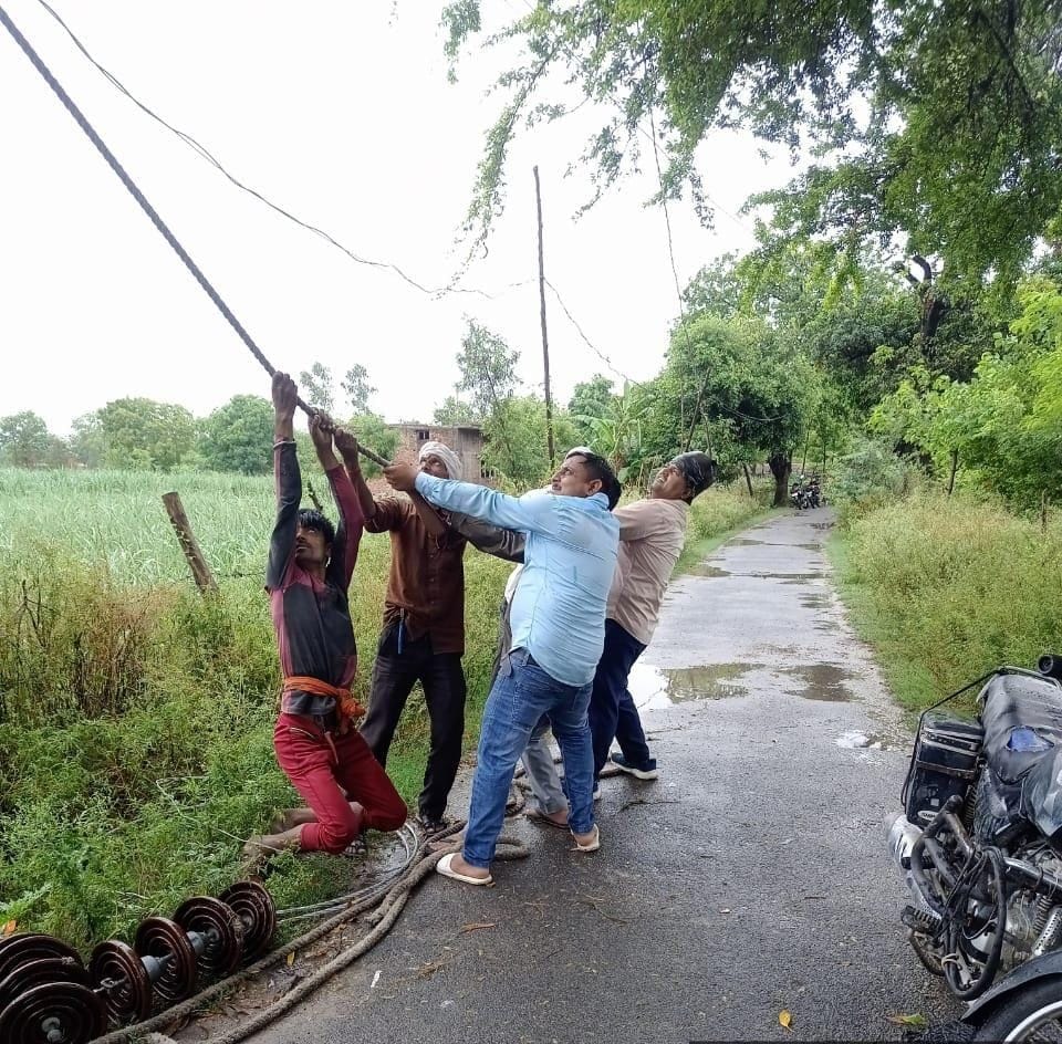 Power failure in 100 villages, low voltage in 62 villages