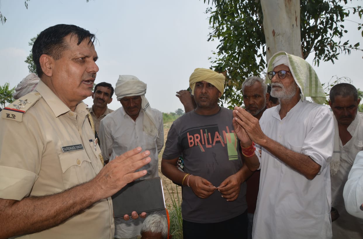 After the protest of the villagers, the administration team returned