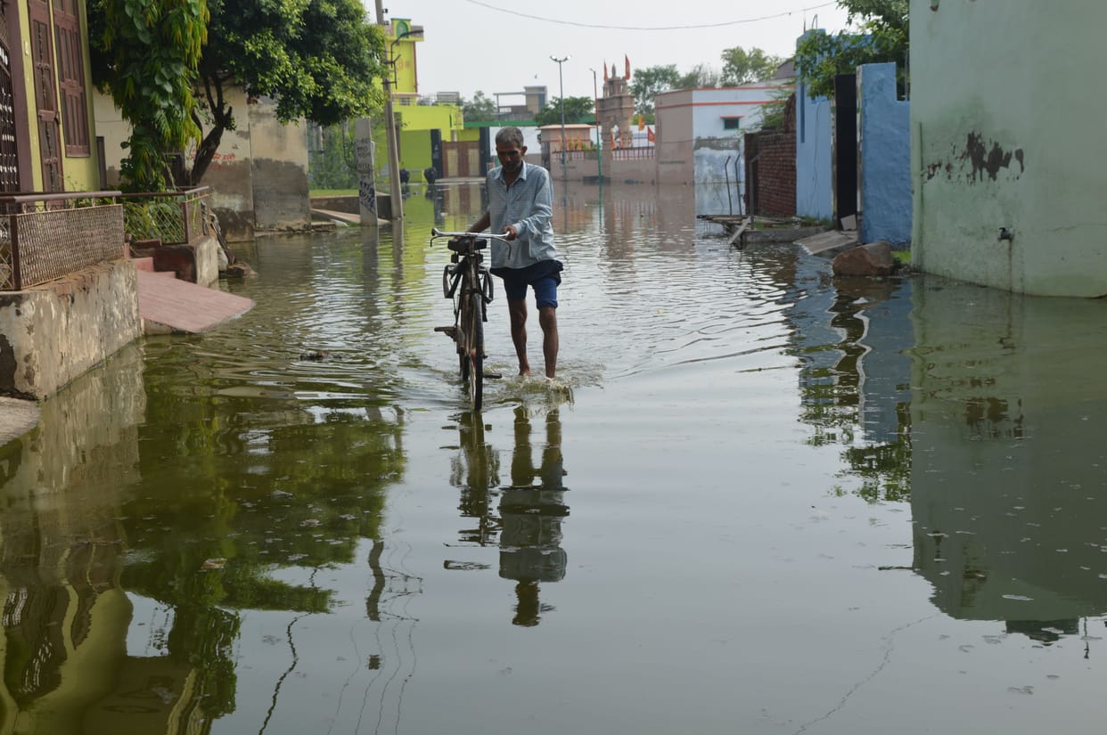 Drainage of water from the market, the problem in the wards remains the same