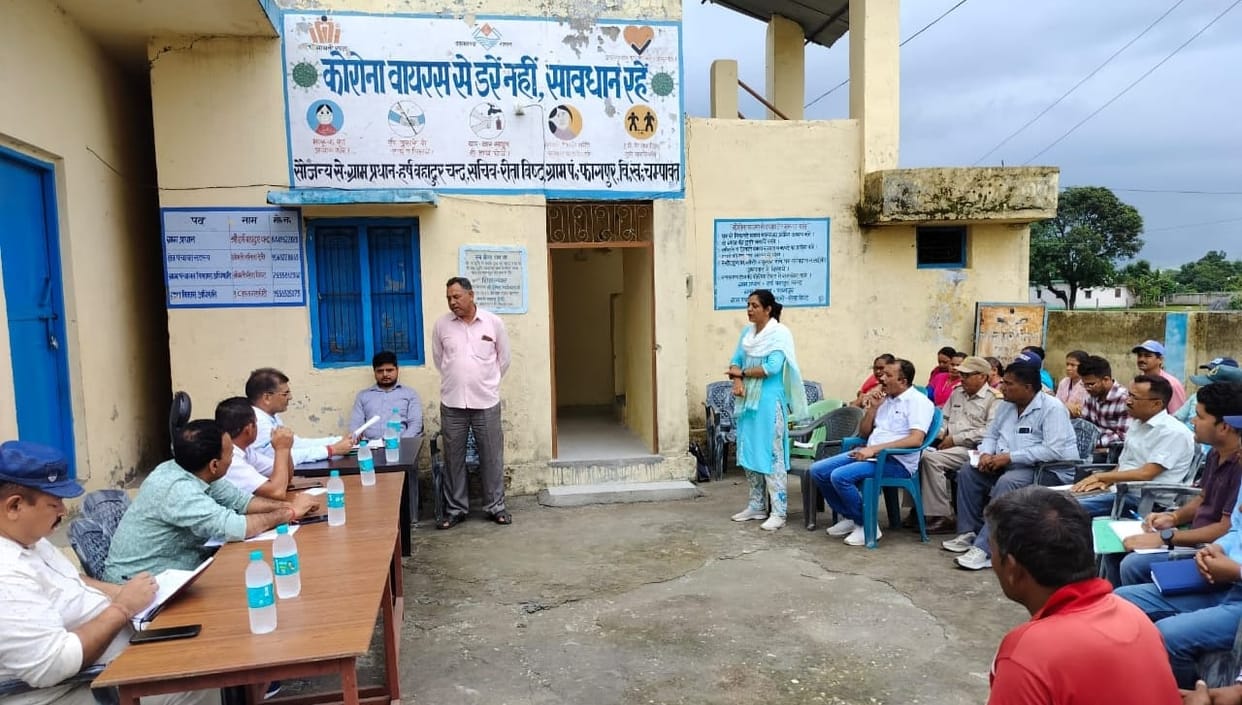 Demand for construction of contact road and installation of electric pole