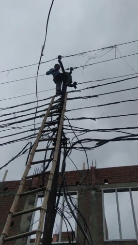 Electricity failed in many localities due to fault in rain