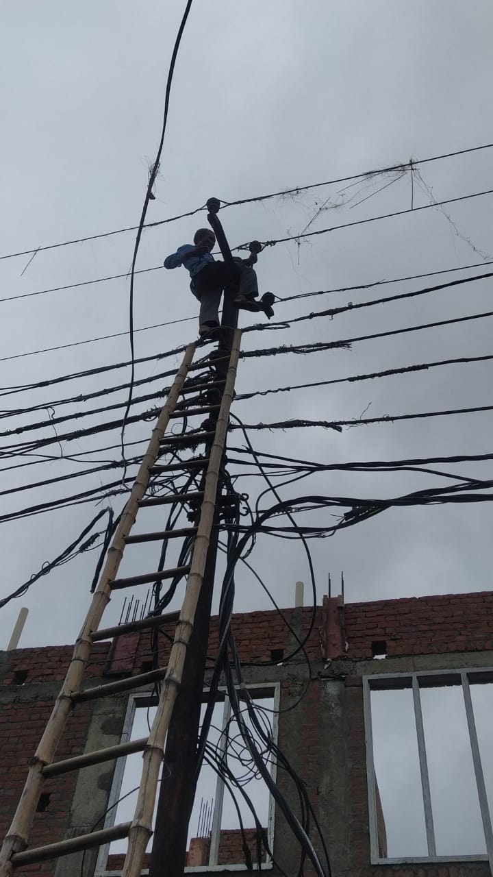 Electricity failed in many localities due to fault in rain