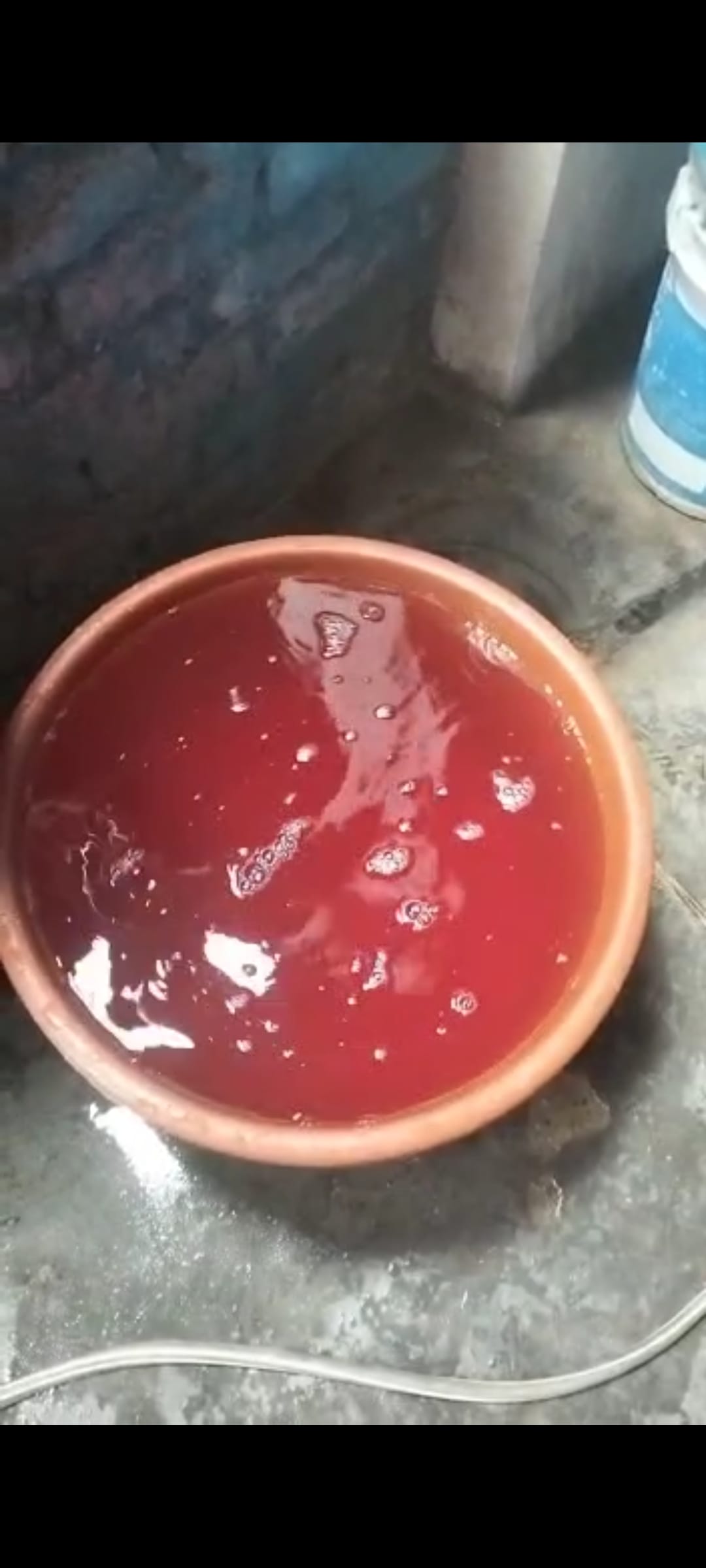 tap red water problem
