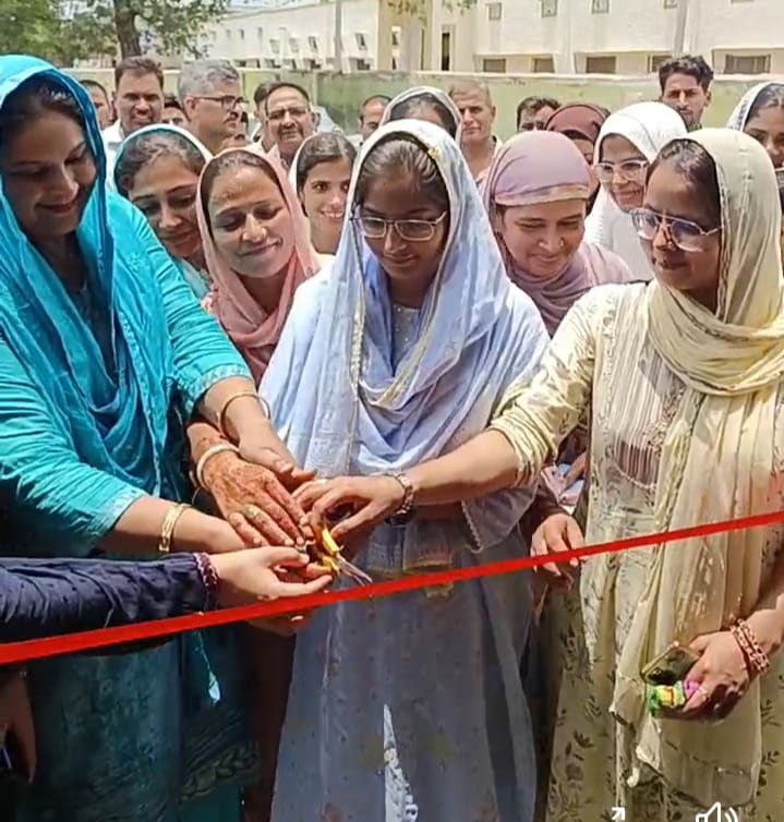 Inauguration of library for education of girls