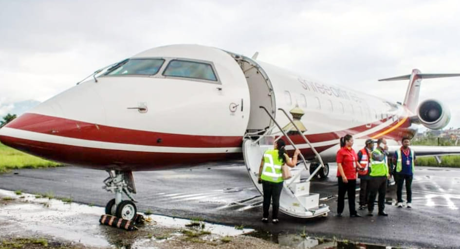 The plane could not reach Dhangarhi from Kathmandu after a fault in the plane