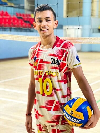 Aditya Man Singh selected in Indian volleyball team