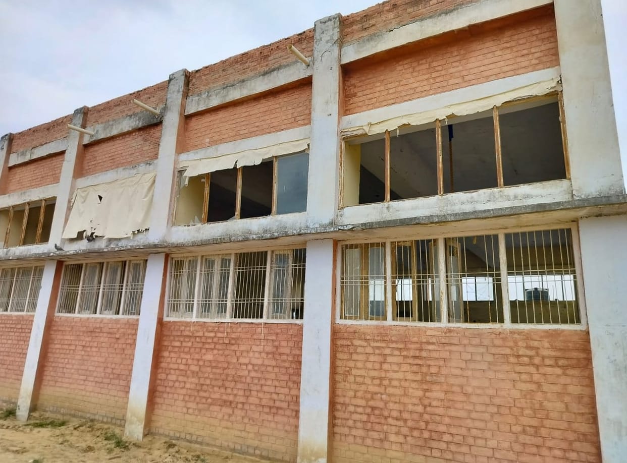 Six Rajiv Gandhi stadiums in a dilapidated condition, the estimate of 1.80 crores was not approved even after eight months