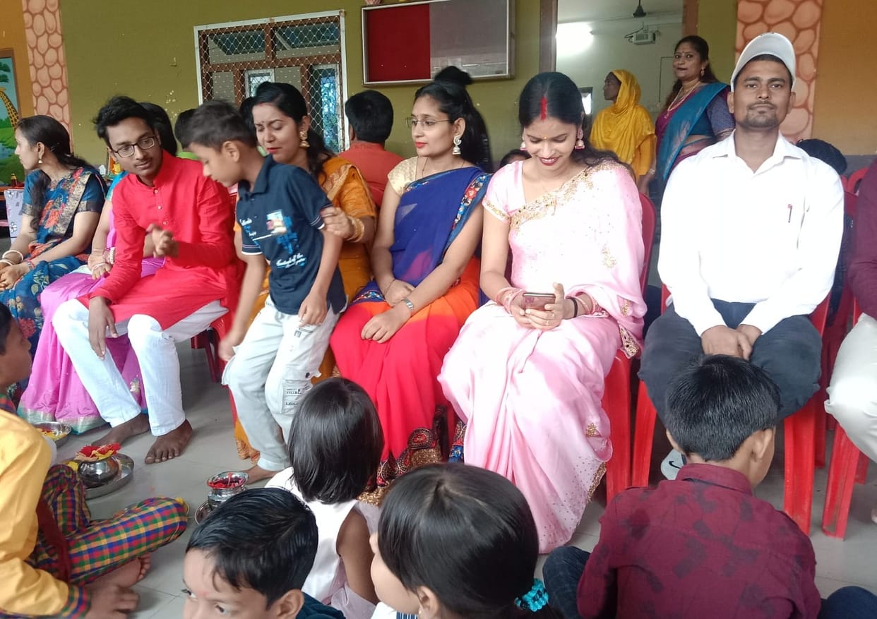 Guru Purnima celebrated with reverence by bowing down to the Gurus