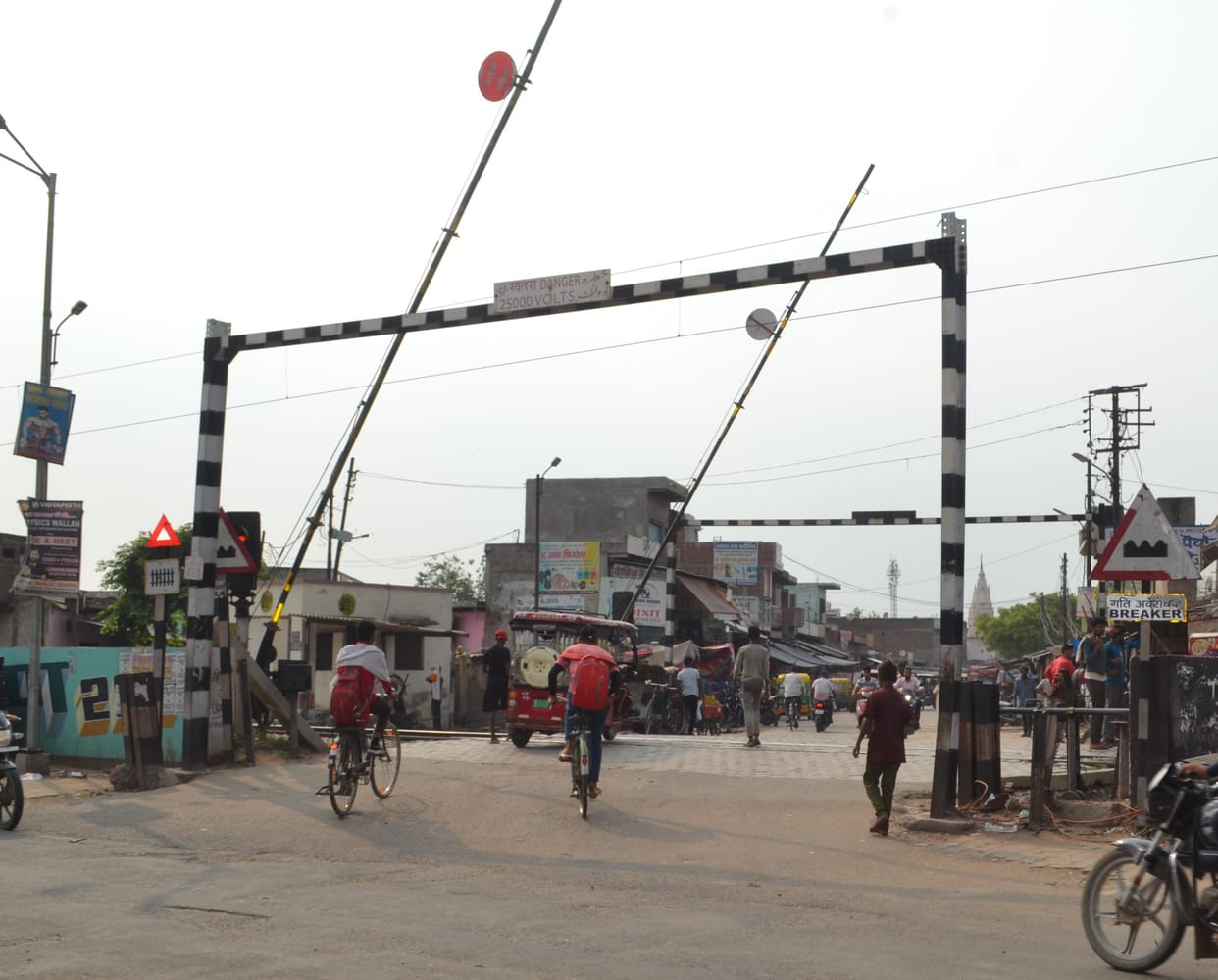 Iglas Adda rail gate will remain closed for 36 hours from 6 am today
