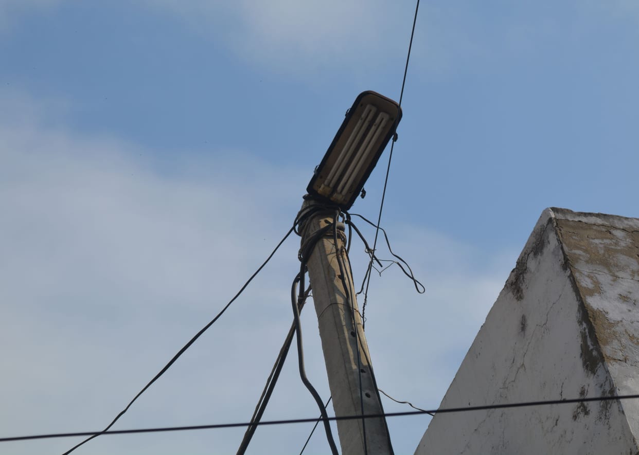New street lights were installed in the city in two years, neither the old ones were replaced