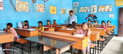 Eligibility test of girl students taking admission in Kasturba School