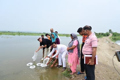 Fishing started in Sombhadra river