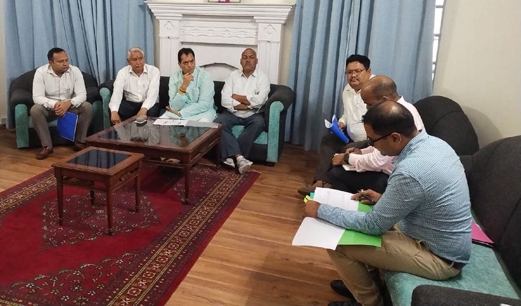 Minister Prem chand in Almora