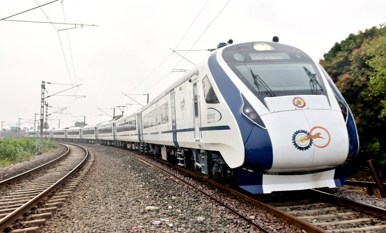 Vande Bharat train trial run from Gorakhpur to Lucknow
