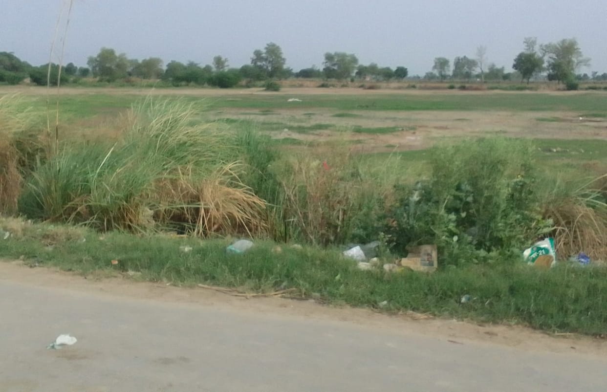 Officials objected to the construction of a sports stadium in the village of Neetu Ghanghas