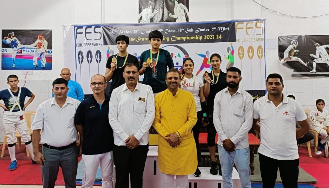 Karnal's Kanishka won gold in fencing competition