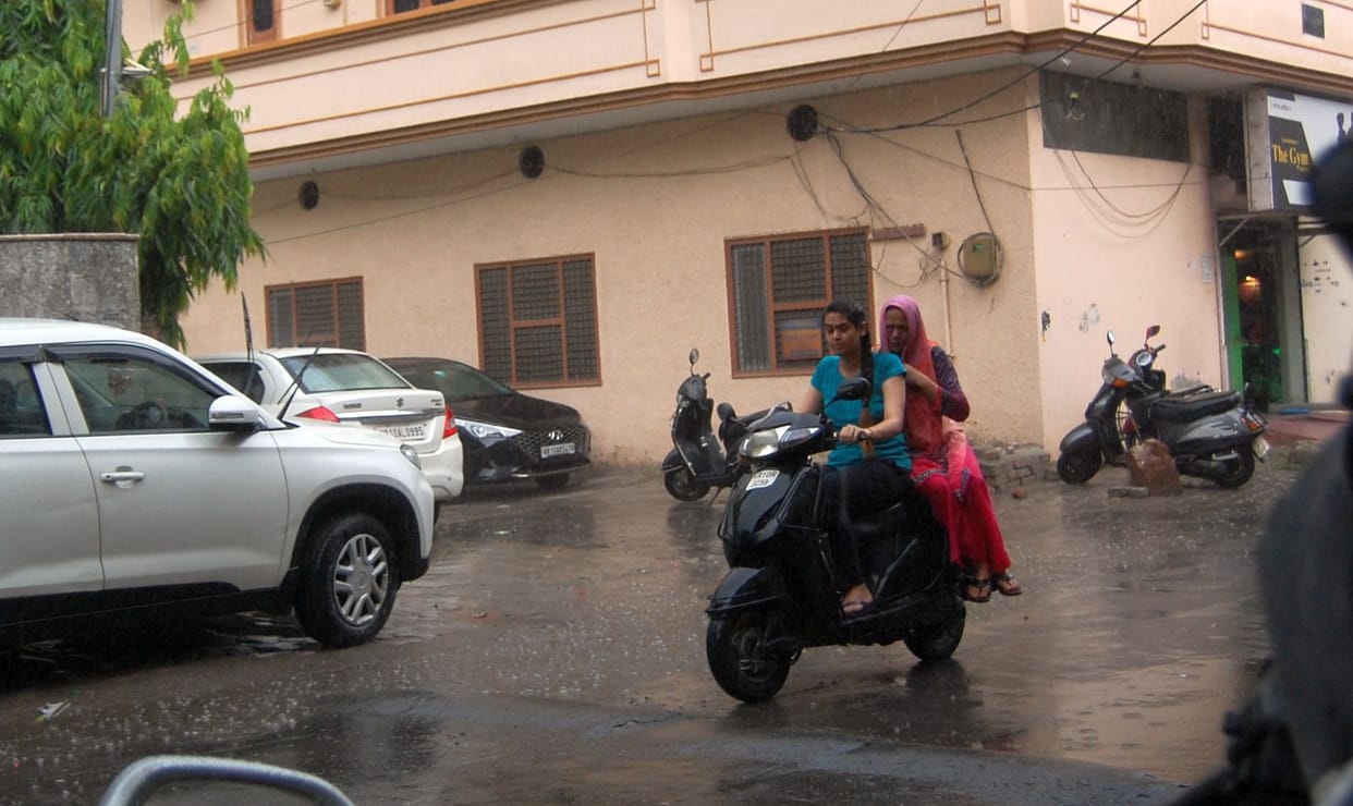 The humidity made restless throughout the day, the weather became pleasant due to drizzle in the evening