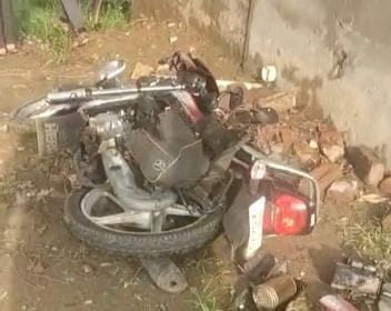 Roadways bus collided with tree while saving bike, 15 passengers survived