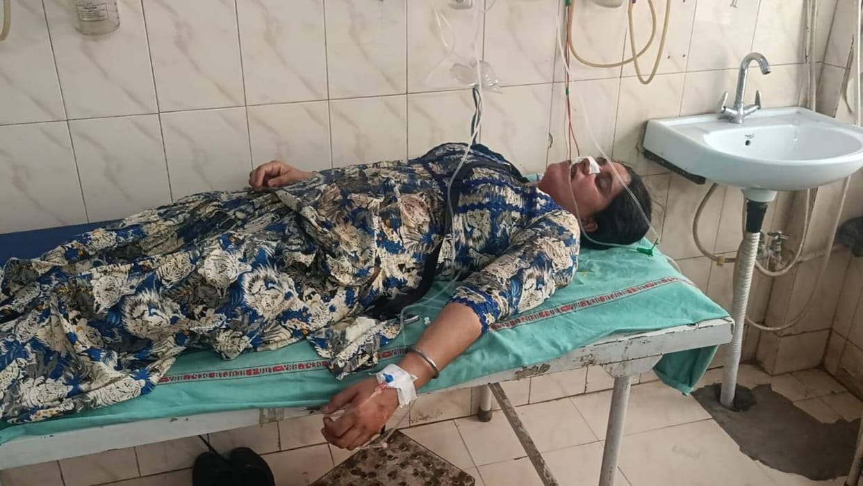 Angry woman drank poison in the police station due to no action against her in-laws