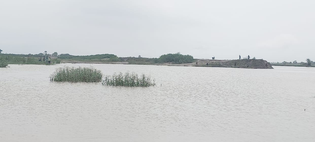 People of many villages are afraid of flood