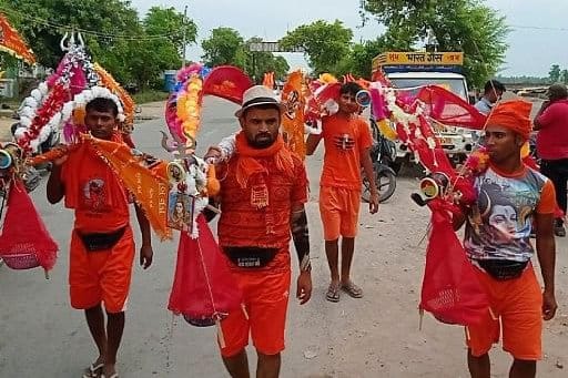 Arrival of Shiva devotees from Rajasthan, Haryana begins