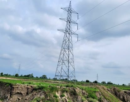 Soil erosion due to incessant rains, going into pits
