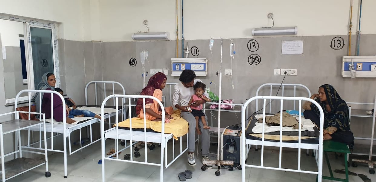 A girl child died due to dehydration in oyal