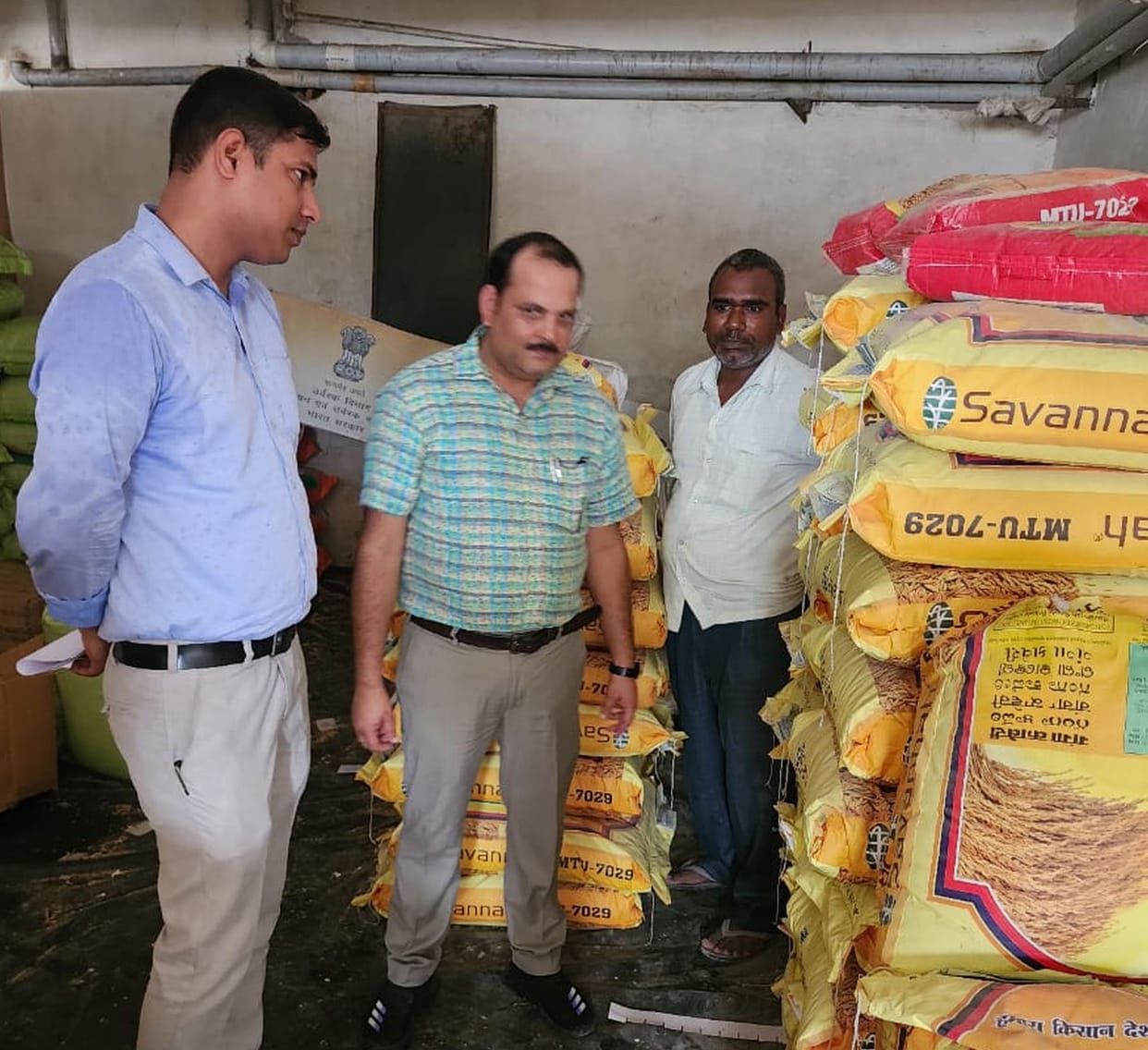 Samples were taken by raiding 32 seed shops
