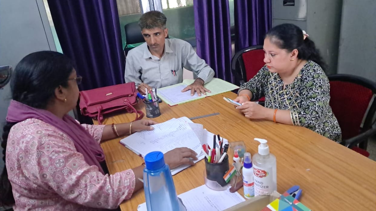 Teachers engaged in linking children's data on the portal even on holidays