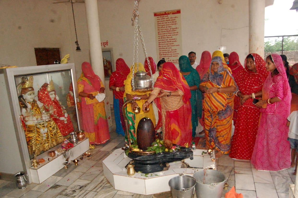 Shivalay echoed with the chants of Har Har Mahadev on the first Monday of Sawan