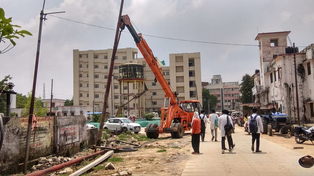 Switch ward equipment and transformer removed