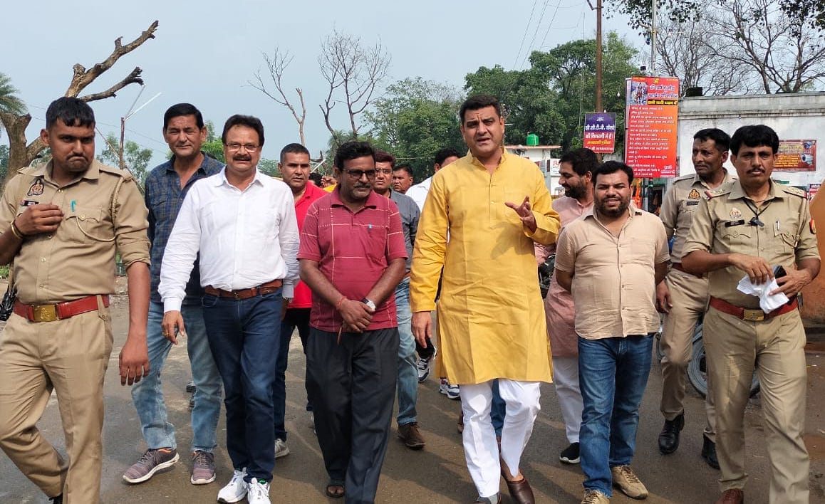 District Panchayat President inspected the Kanwar Yatra route