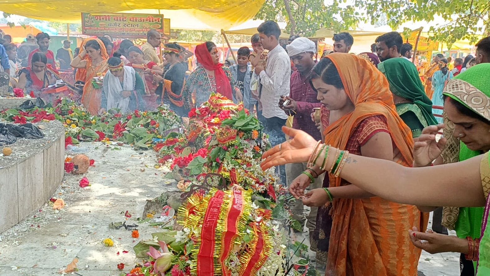 worshiped by devotees