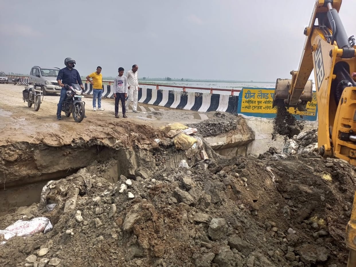 Connection route to Hastinapur cut again due to surge in Ganga