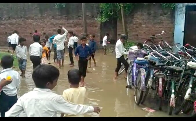 The drain made three months ago collapsed