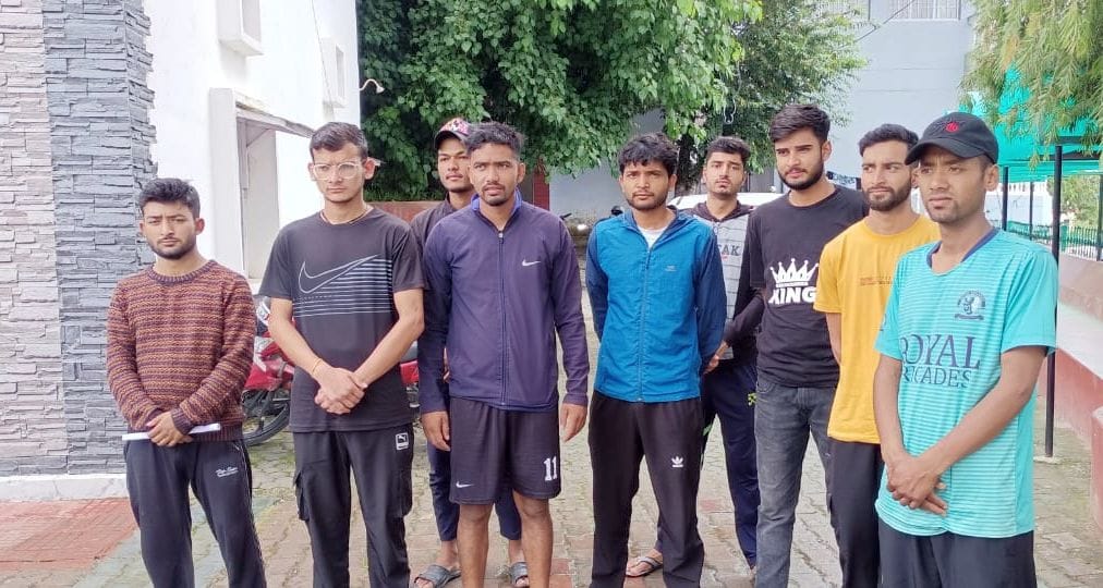 Students upset due to water dripping from the dilapidated frontier hostel roof