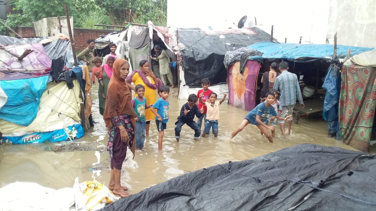 Sky havoc in city and village, flood like scene everywhere