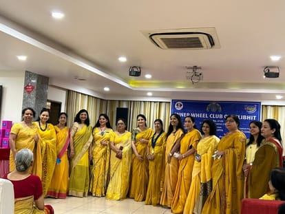 Maya became the president of Innerwheel Club