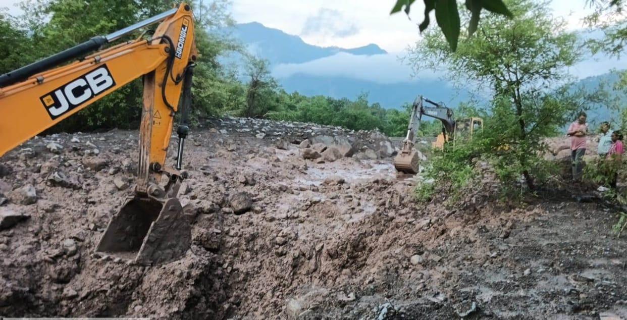 Maa Purnagiri Dham Marg closed for eight days could not open, work continues