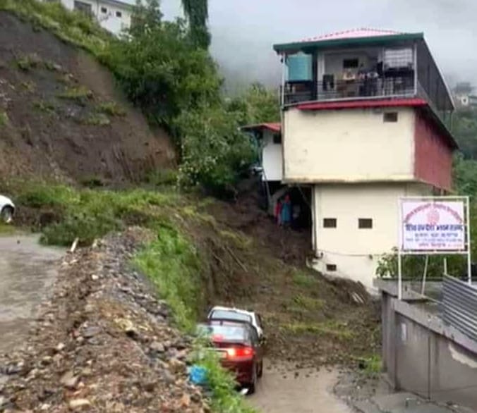 67.55 lakh rupees properity destroyed in dadhahu tehcil