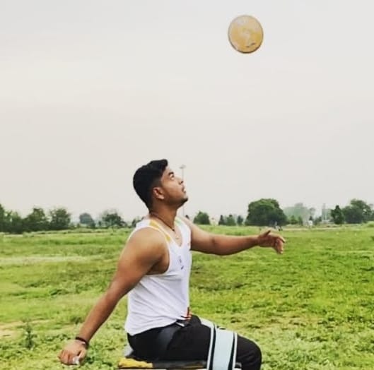 Yogesh of Bahadurgarh will participate in the ongoing World Para Athletics Championship in France
