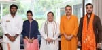 भाजपा के राष्ट्रीय अध्यक्ष व दक्षिण अफ्रीका जाने वाले प्रतिनिधि मंडल के साथ गोंडा के डॉ.पुष्