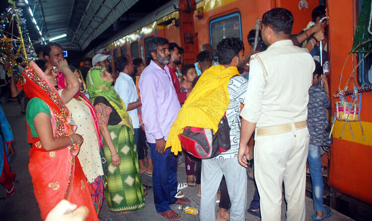 Four trains postponed due to rain, passengers upset