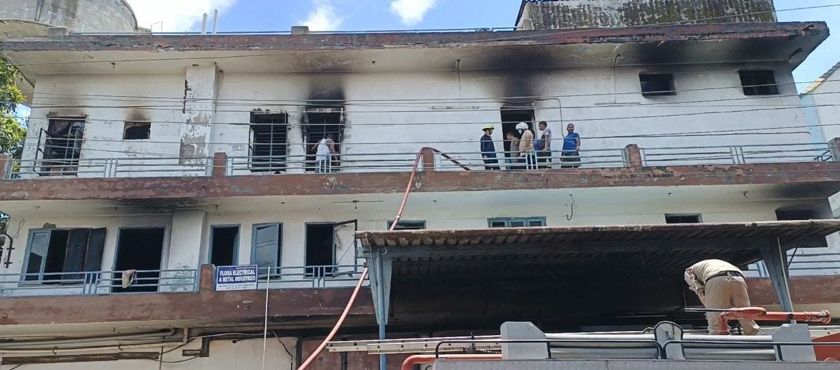 Fire broke out in Baddi's Bilanwali industry, loss of lakhs